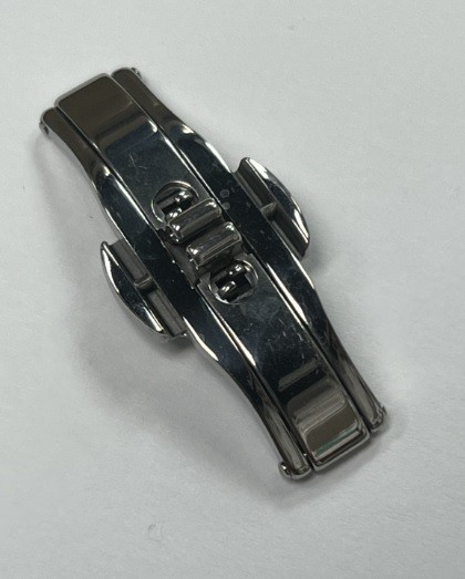 Stainless Steel Push Button Butterfly Deployment Watch Clasp Buckle 4x16mm