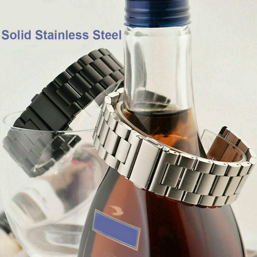 18/20/22/23mm Stainless Steel Metal Bracelet Watch Band Universal Wrist Strap