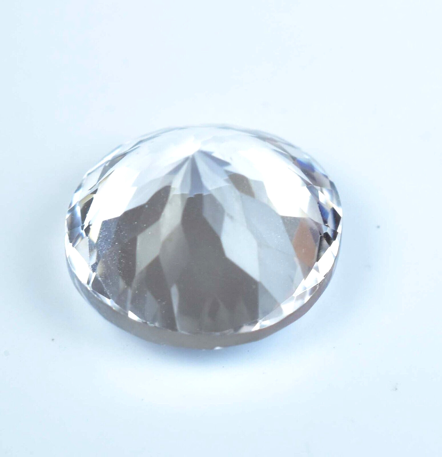 20.00 CT Natural Montana White Sapphire Round Certified Flawless Loose Gemstone