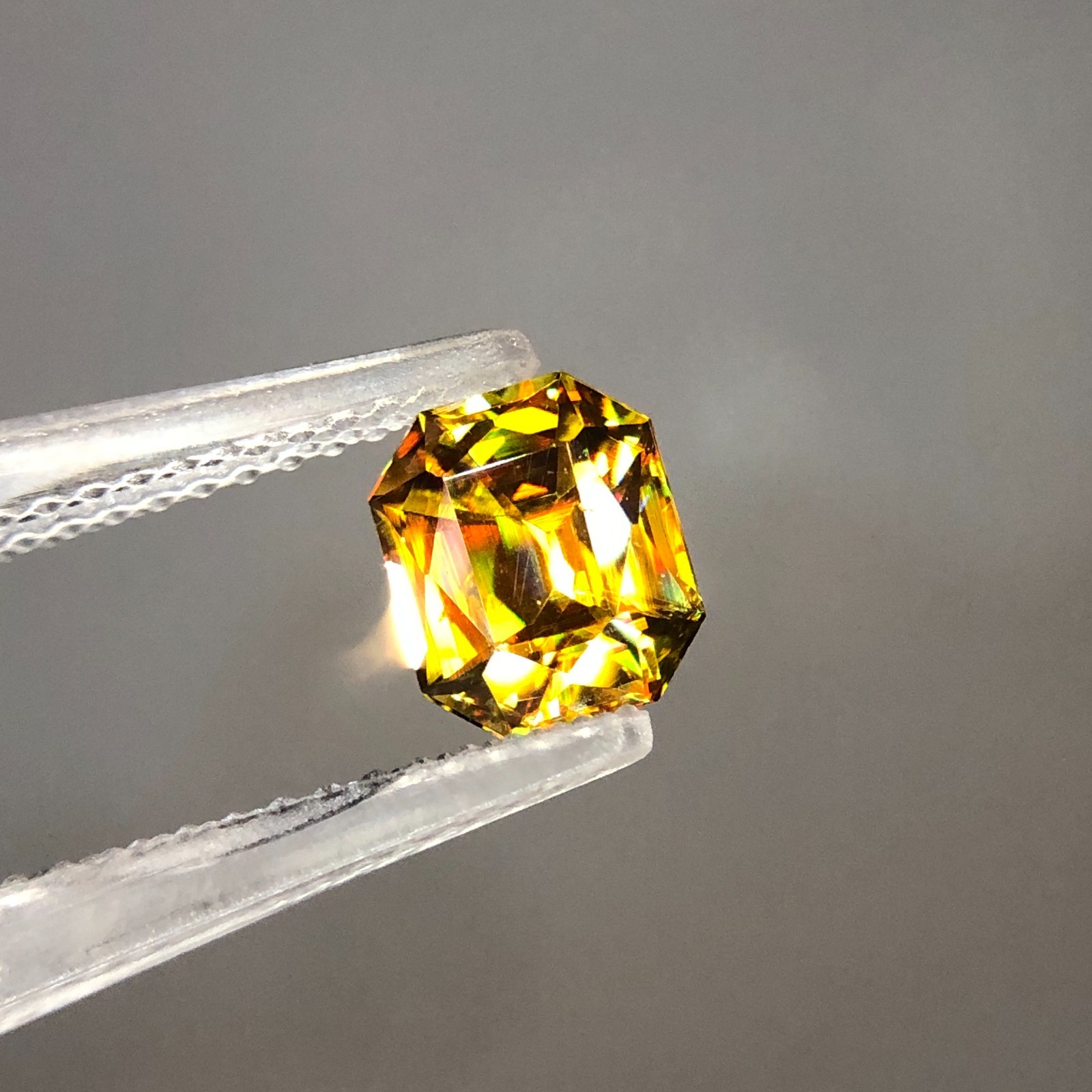 1.20 Carat Natural Full Fire Sphene Titanite | Step Cut | Gemstone For Jewelry