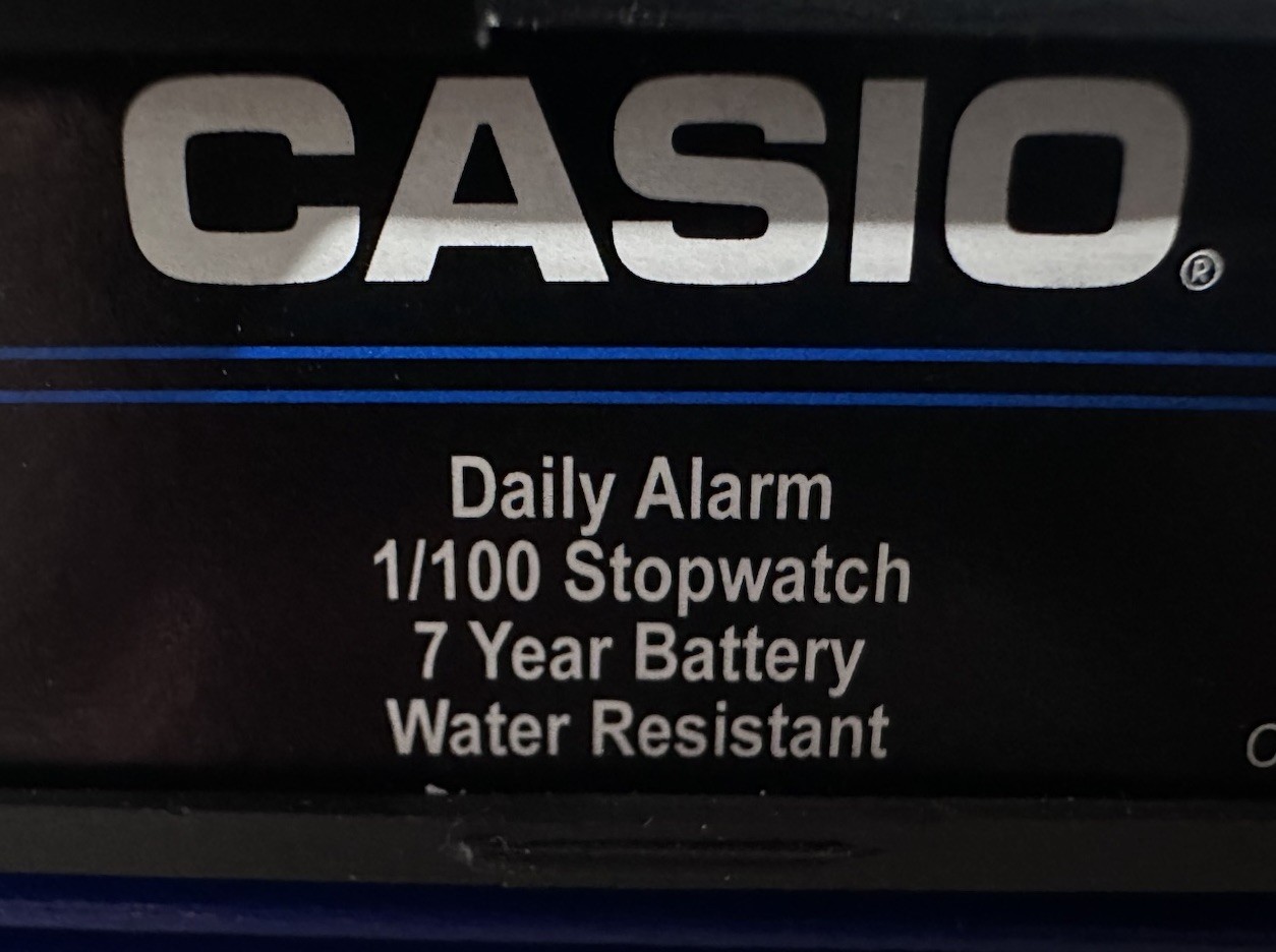 Casio F-91W Retro Digital Watch Black Resin Strap Alarm LED Light New In Box