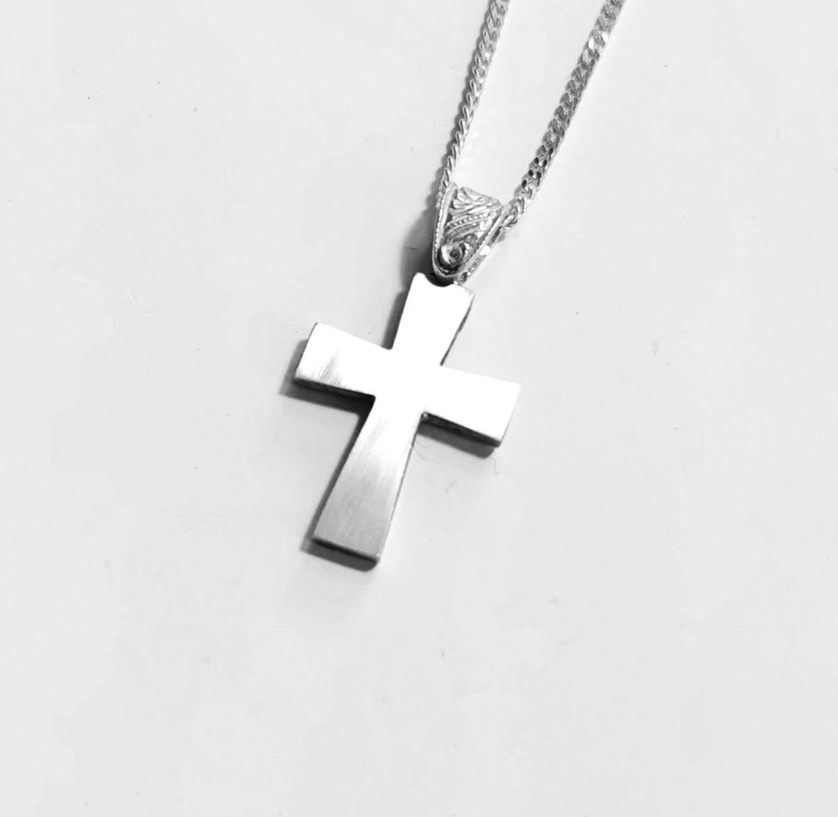 Cross Pendant 925 Silver Men Jewelry Birthday Gift