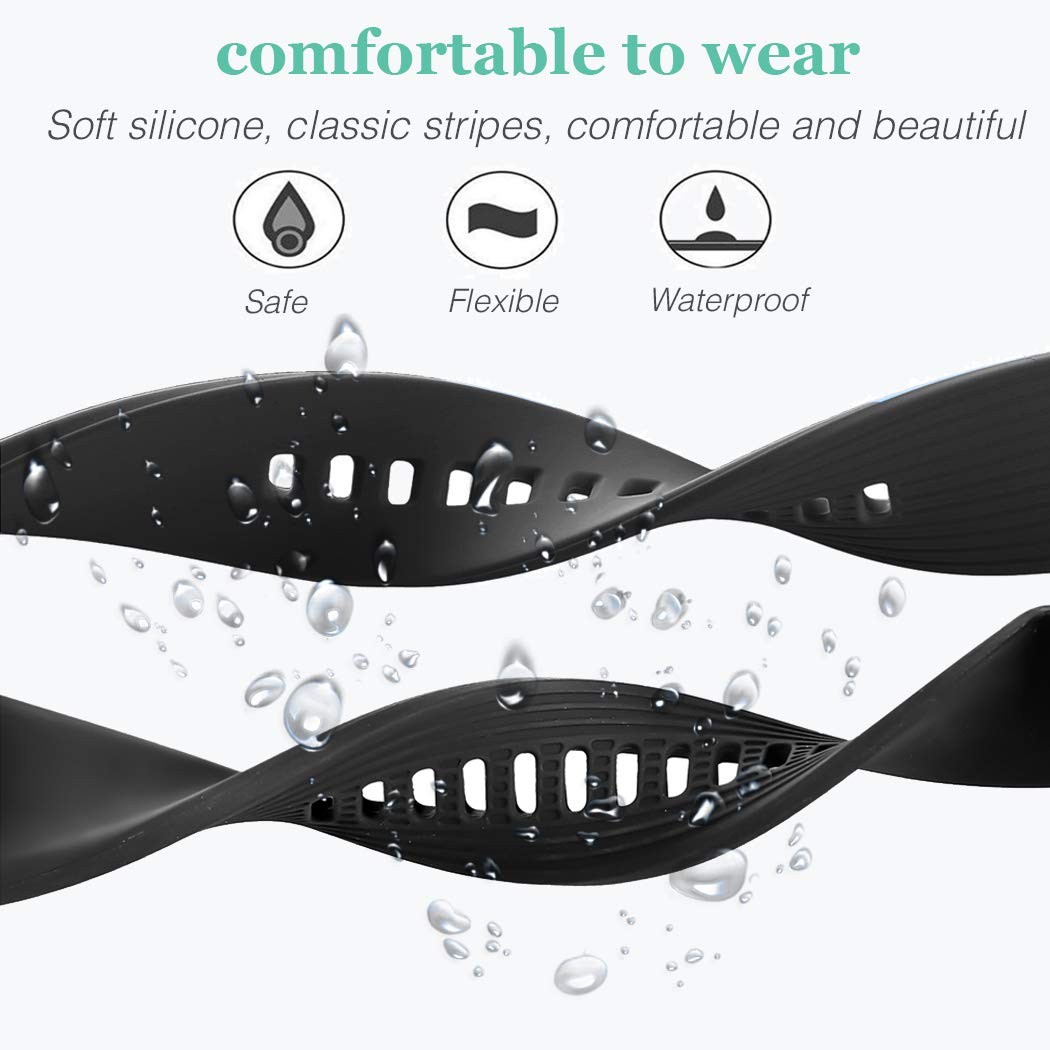 Galaxy Watch Bands 46mm/45mm Soft Silicone Sports Strap for Men & Women
