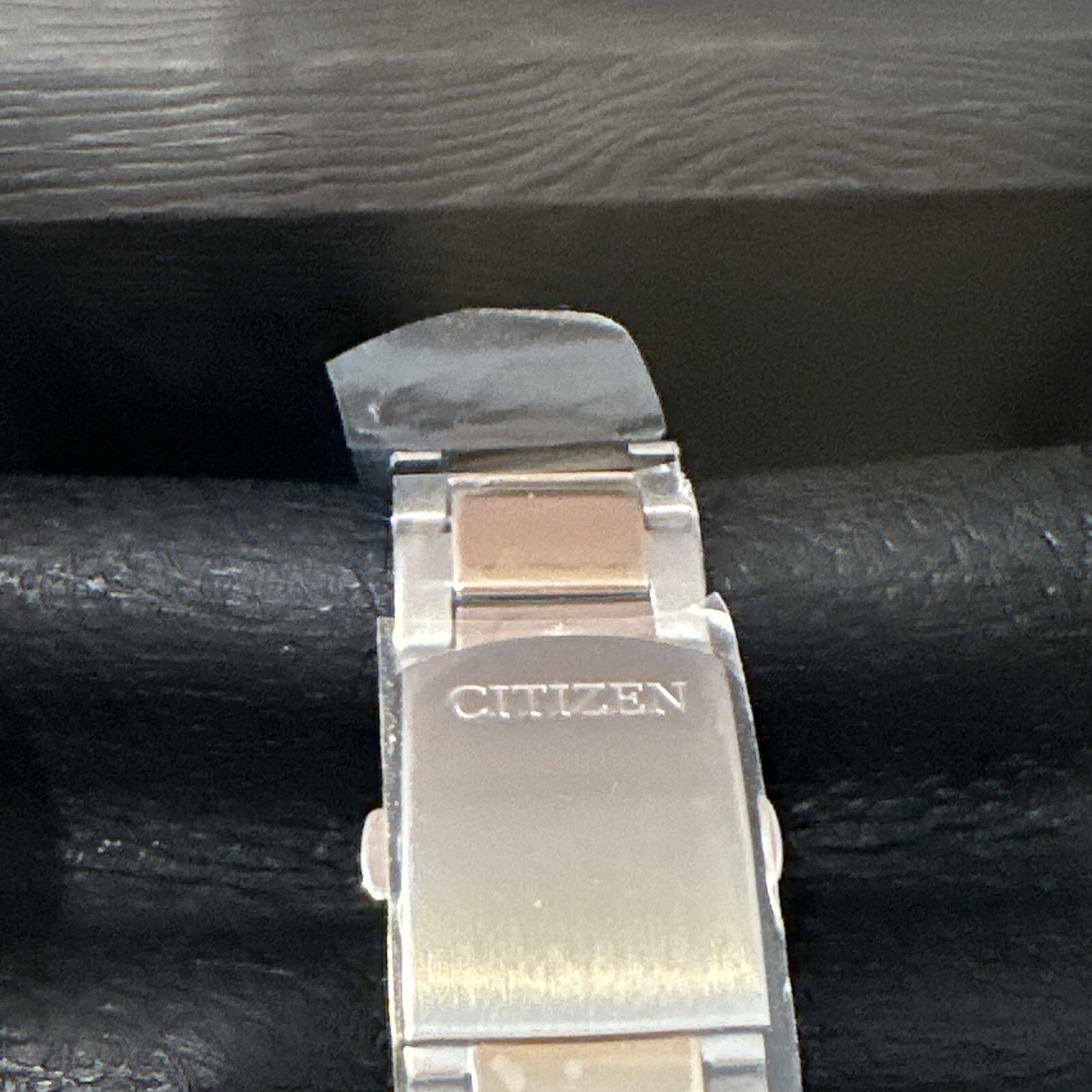 Citizen Eco-Drive Dual Tone AW1706-52E Black Dial Date Display Men’s Watch