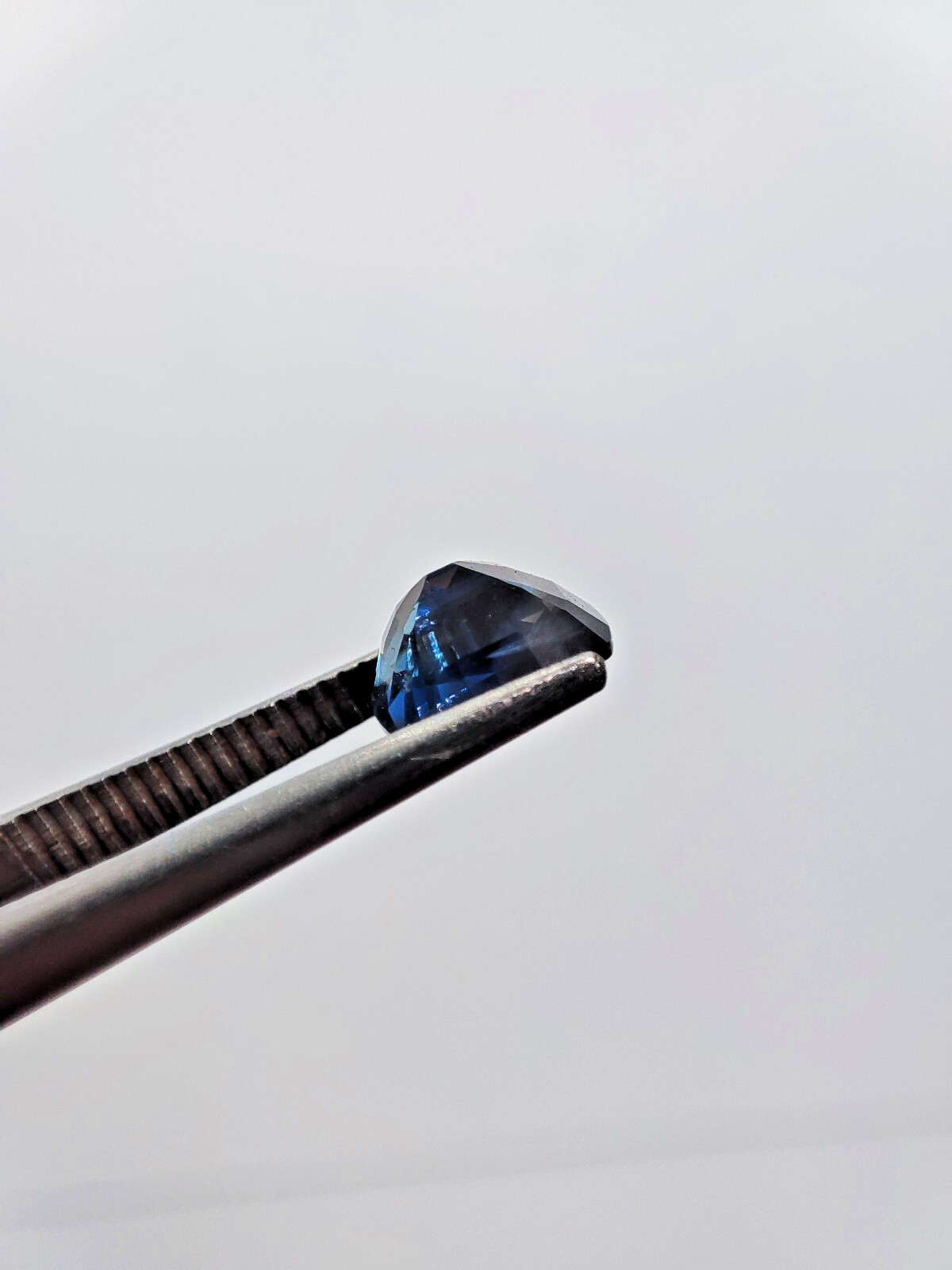 Natural Blue Sapphire 1.38ct Cushion Cut Certified | Vivid Blue | Unheated