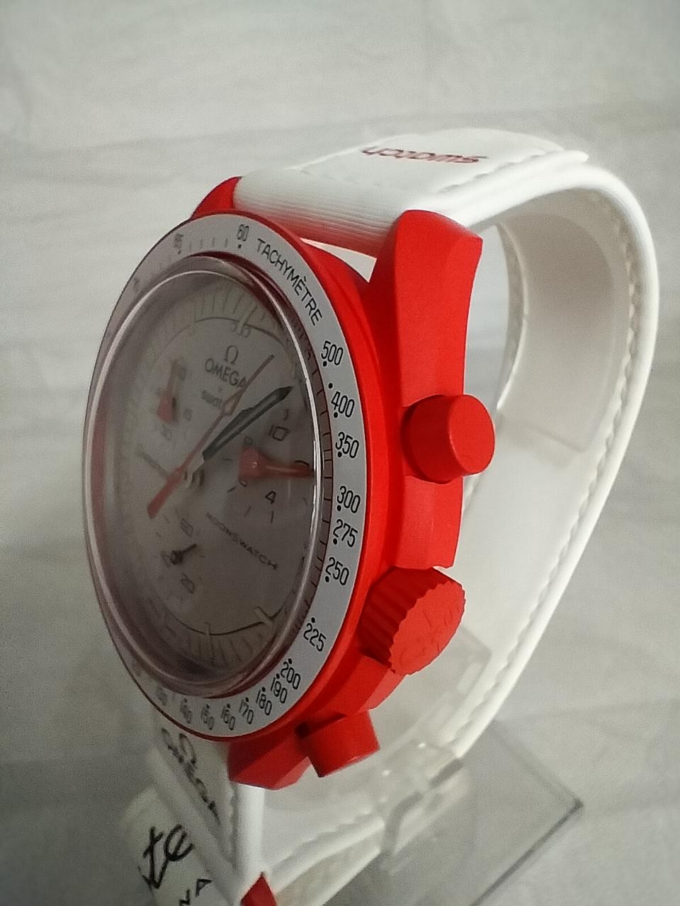 Omega x Swatch MoonSwatch Mission to Mars SO33R100 Red Bioceramic Quartz