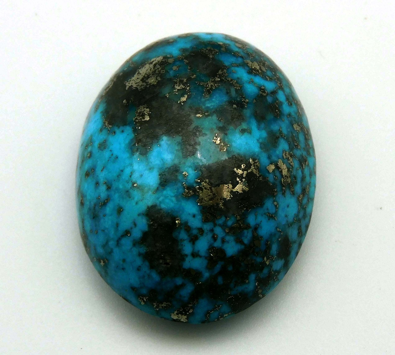 53.00 Ct Genuine Arizona Blue Turquoise Oval Cut Loose Gemstone
