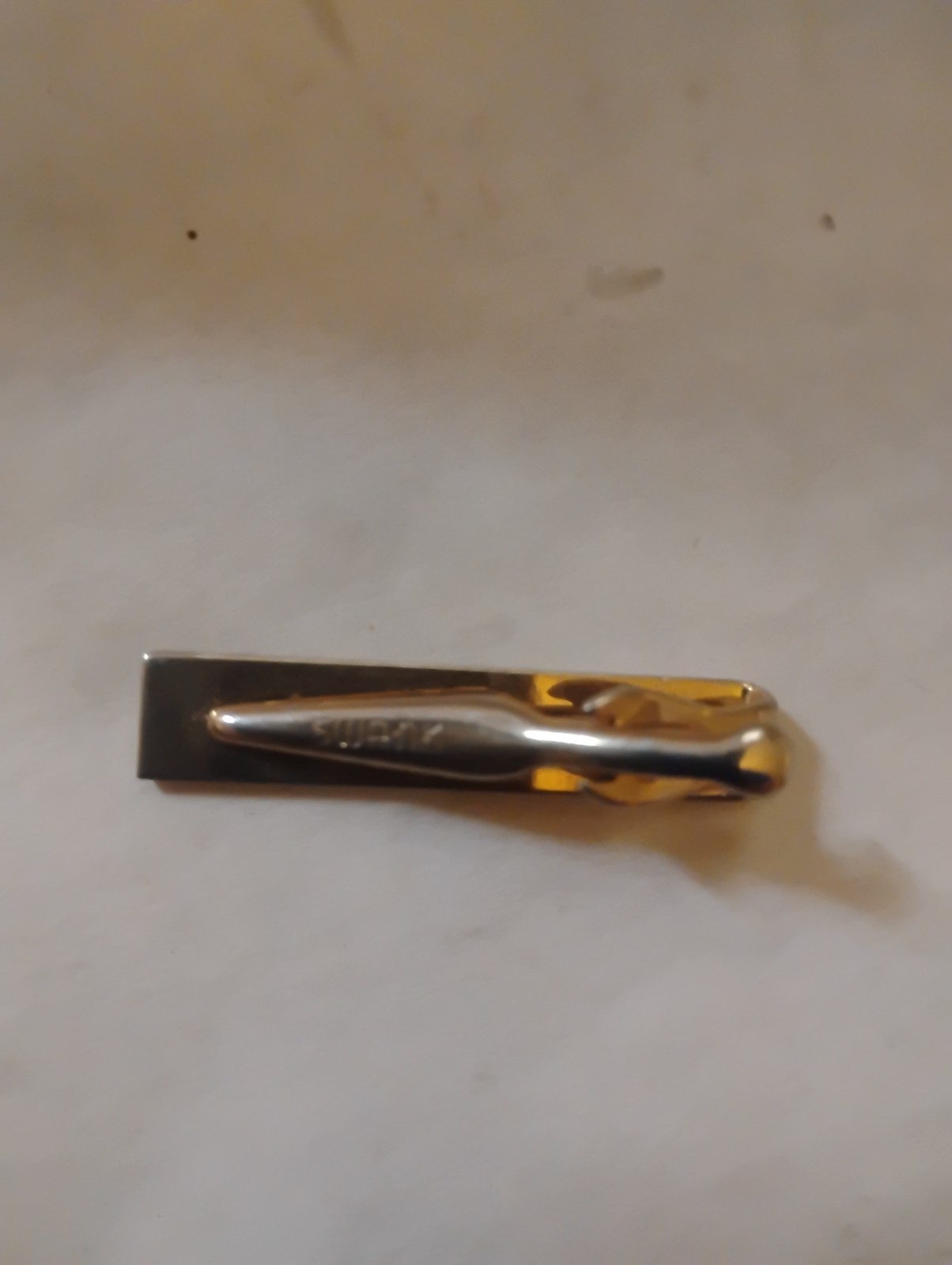 vintage swank silver tie bar clip
