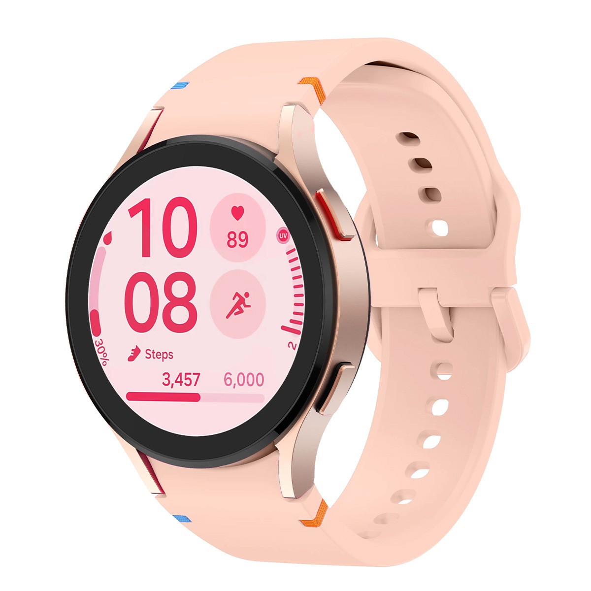 Fits Samsung Galaxy Watch7/6/5/4 Silicone Watch Strap Waterproof Durable Band