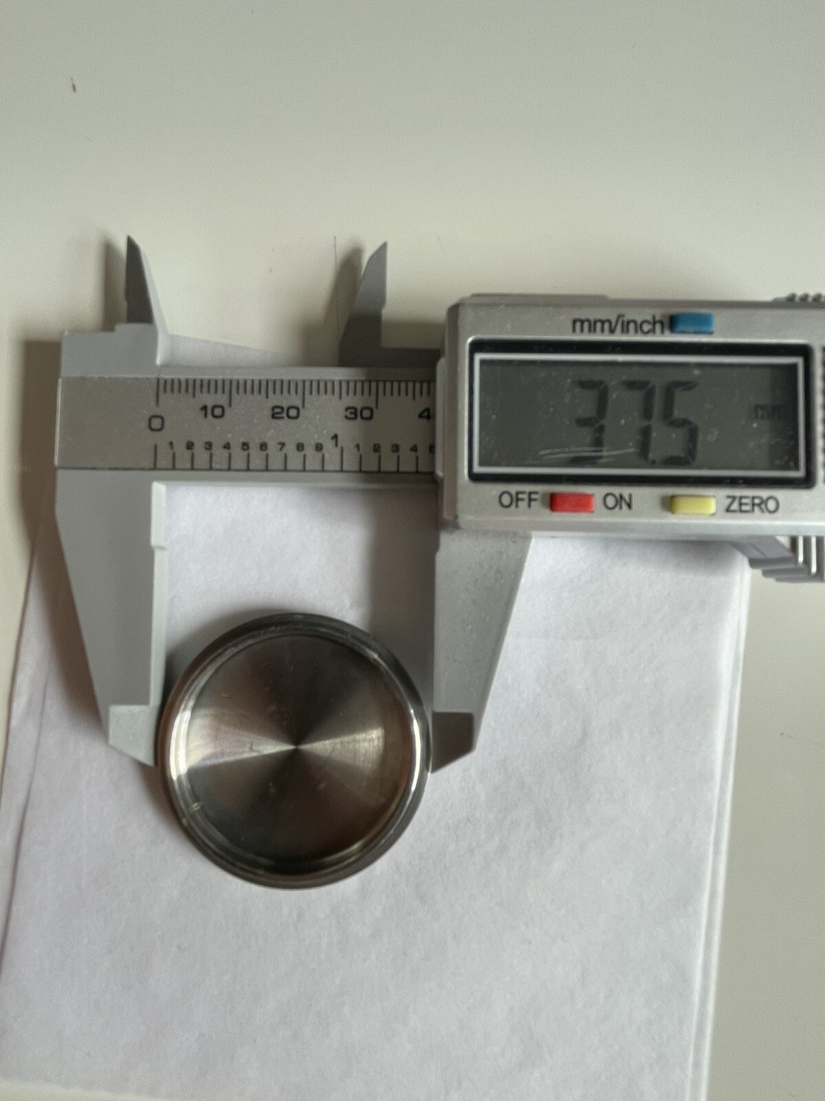 Tandorio Pilot Case Back. NH35. Brushed Stainless Steel. Watch Mod Part.