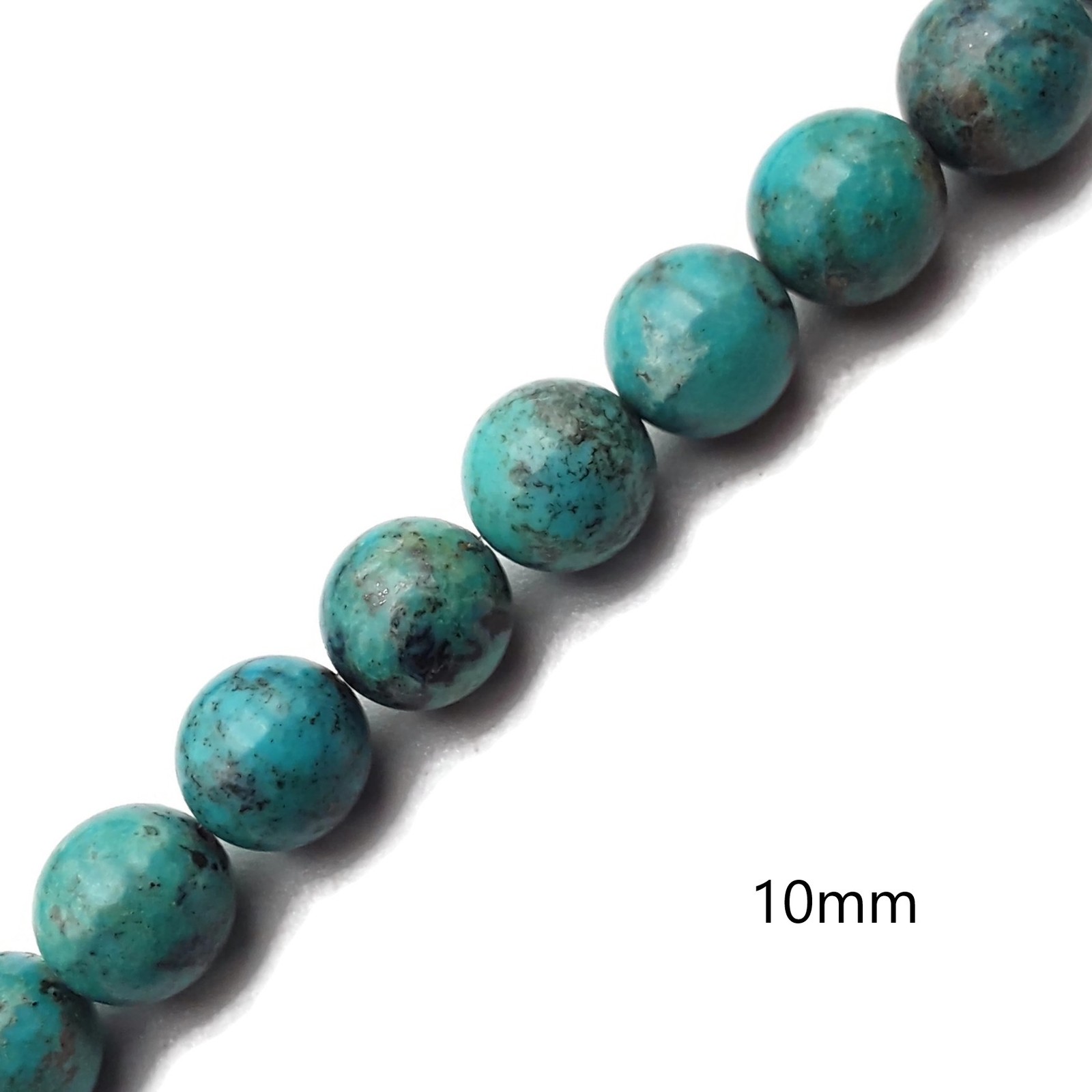 Genuine Natural Turquoise Smooth Round Beads 5mm 6mm 7mm 8mm 9mm 15.5″ Strand