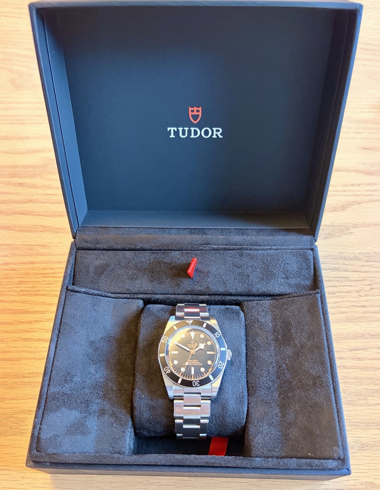 TUDOR Black Bay 54 Stainless Steel Watch 37mm Black Dial, Full Set