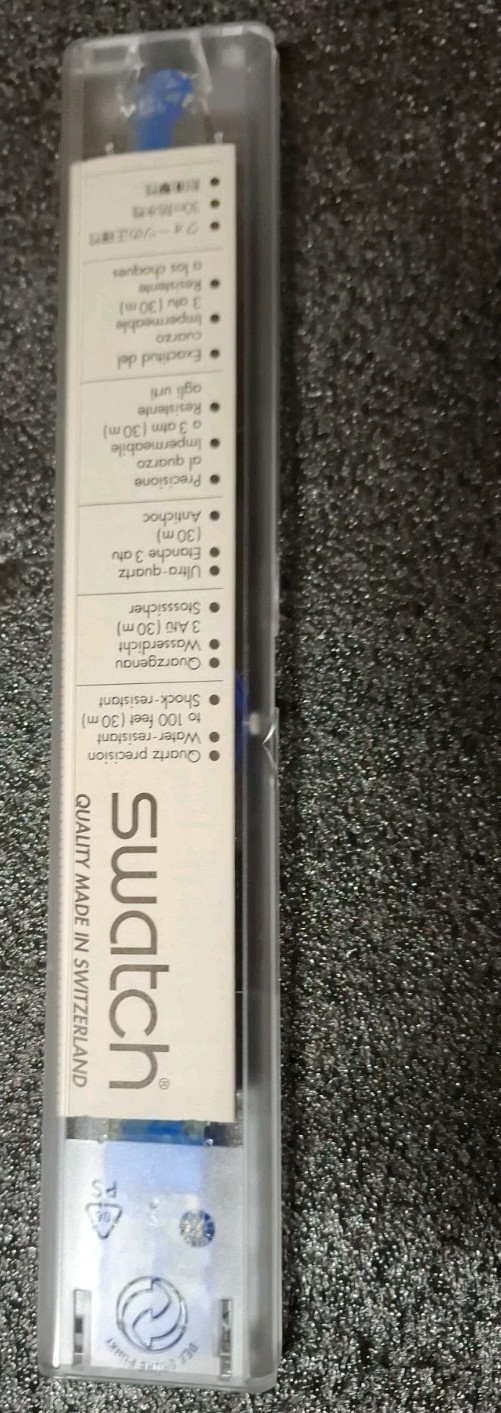 Swatch Regular model Swatch 1995 RUND UM DIE UHR (Unesco) Product number GZ153