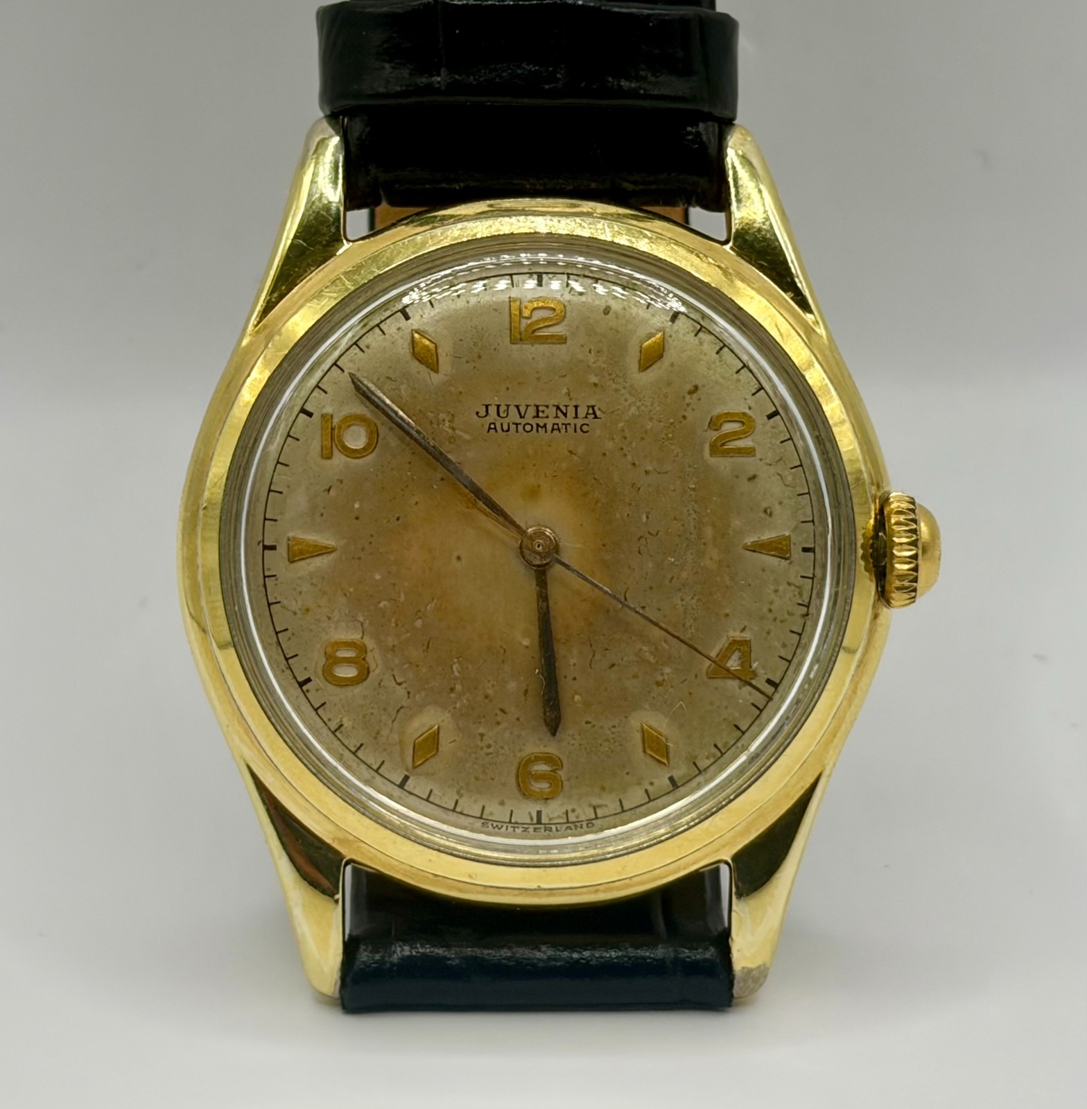 Vintage Juvenia Automatic Watch Gold Plated