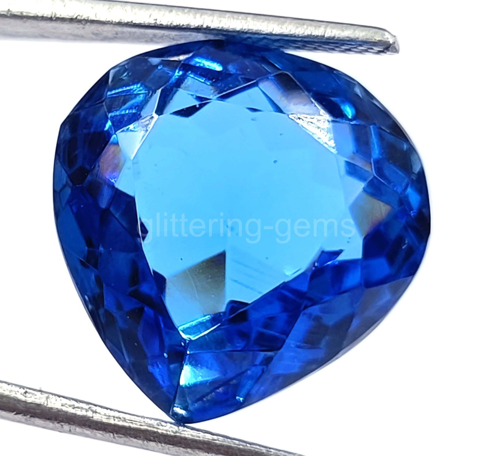 28.00 Carat Natural Blue Topaz Pear Shape IGL Certified Loose Gemstone 5DNO