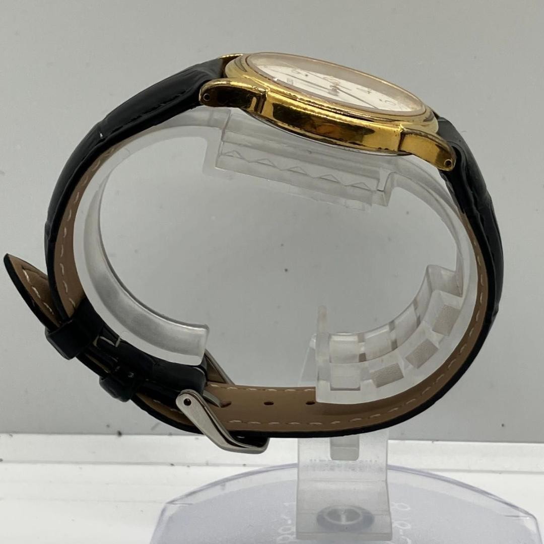 Excellent condition, fully functional SEIKO men’s quartz watch, gold and whi