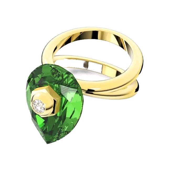 Swarovski 5620765 Anello Numina Taglio Pear Size 58