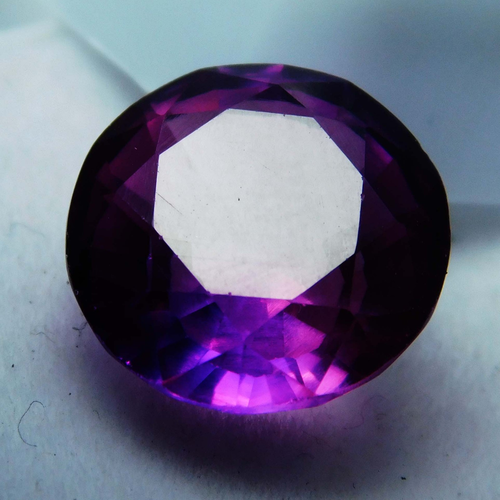Beautiful Ring 9 Ct Natural Color Change Sapphire Round Cut CERTIFIED Gemstone