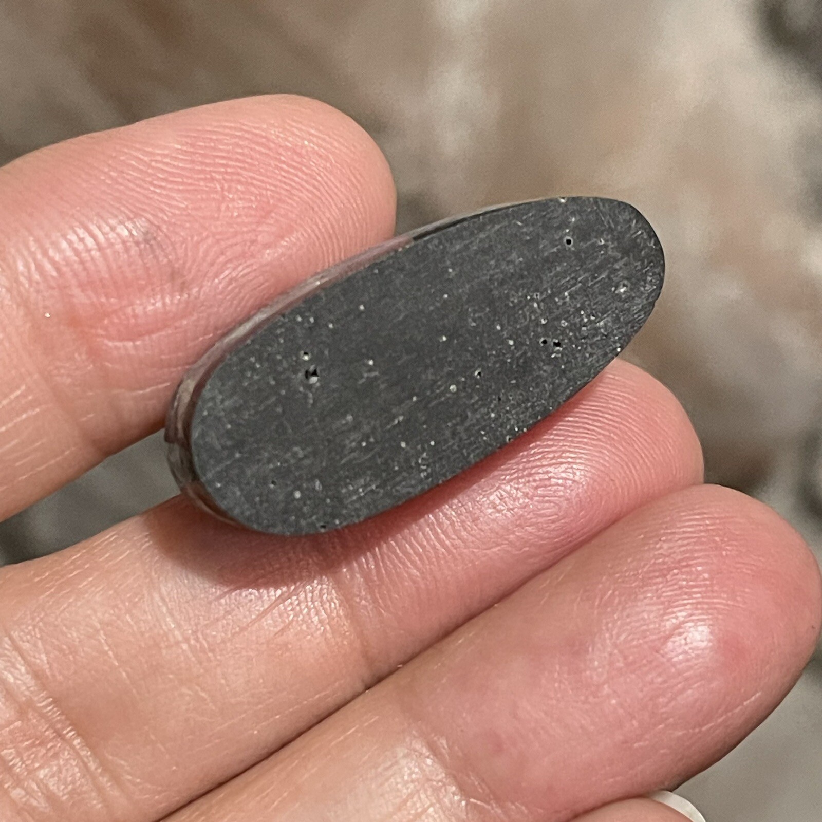 22.4ct 30.6×13.2x7mm White River Stone Lavender Opal Hubei Turquoise Cabochon