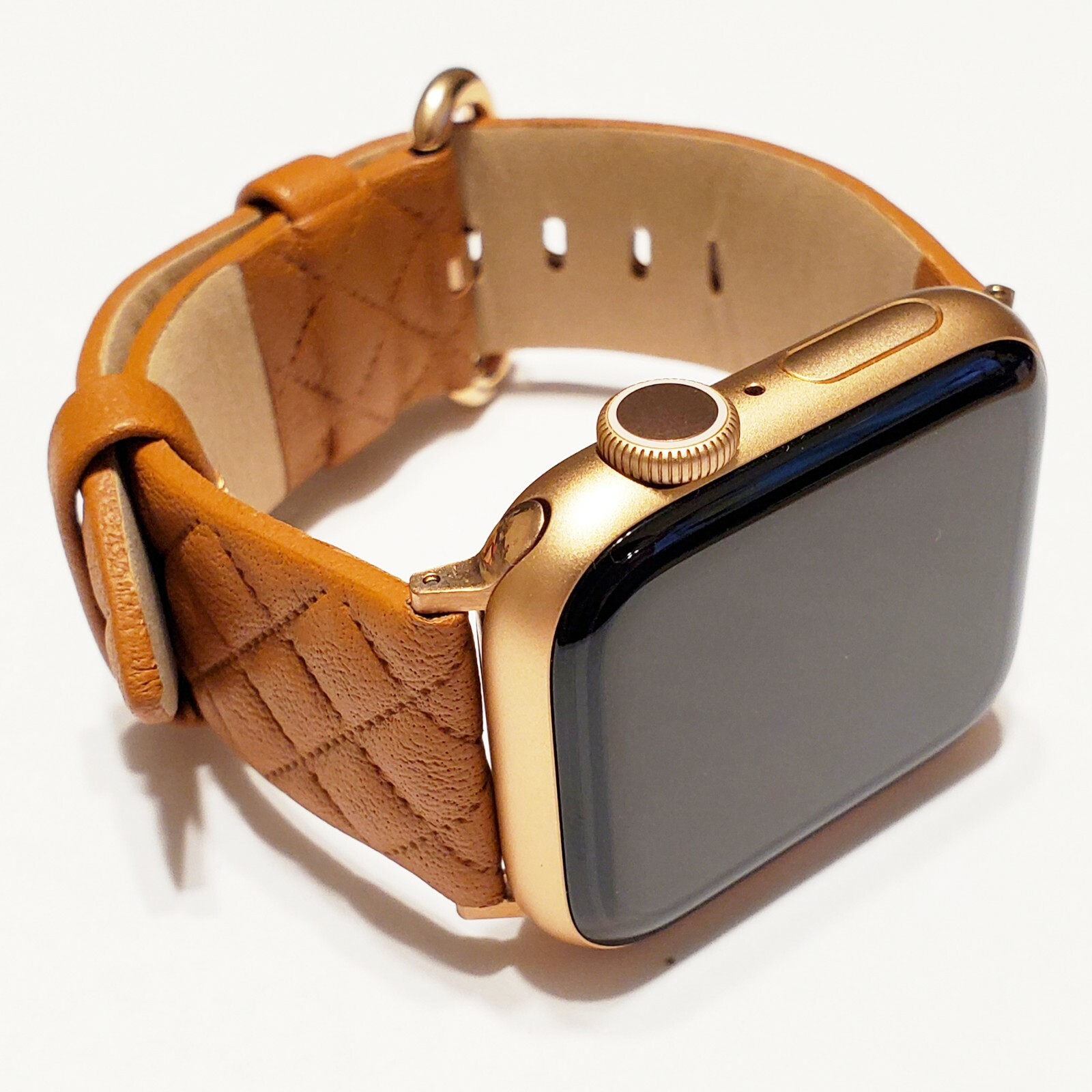 Leather Modern Style Band for Apple Watch Series 9, 8, 7, 6, 5, 4, 3, 2, 1, SE