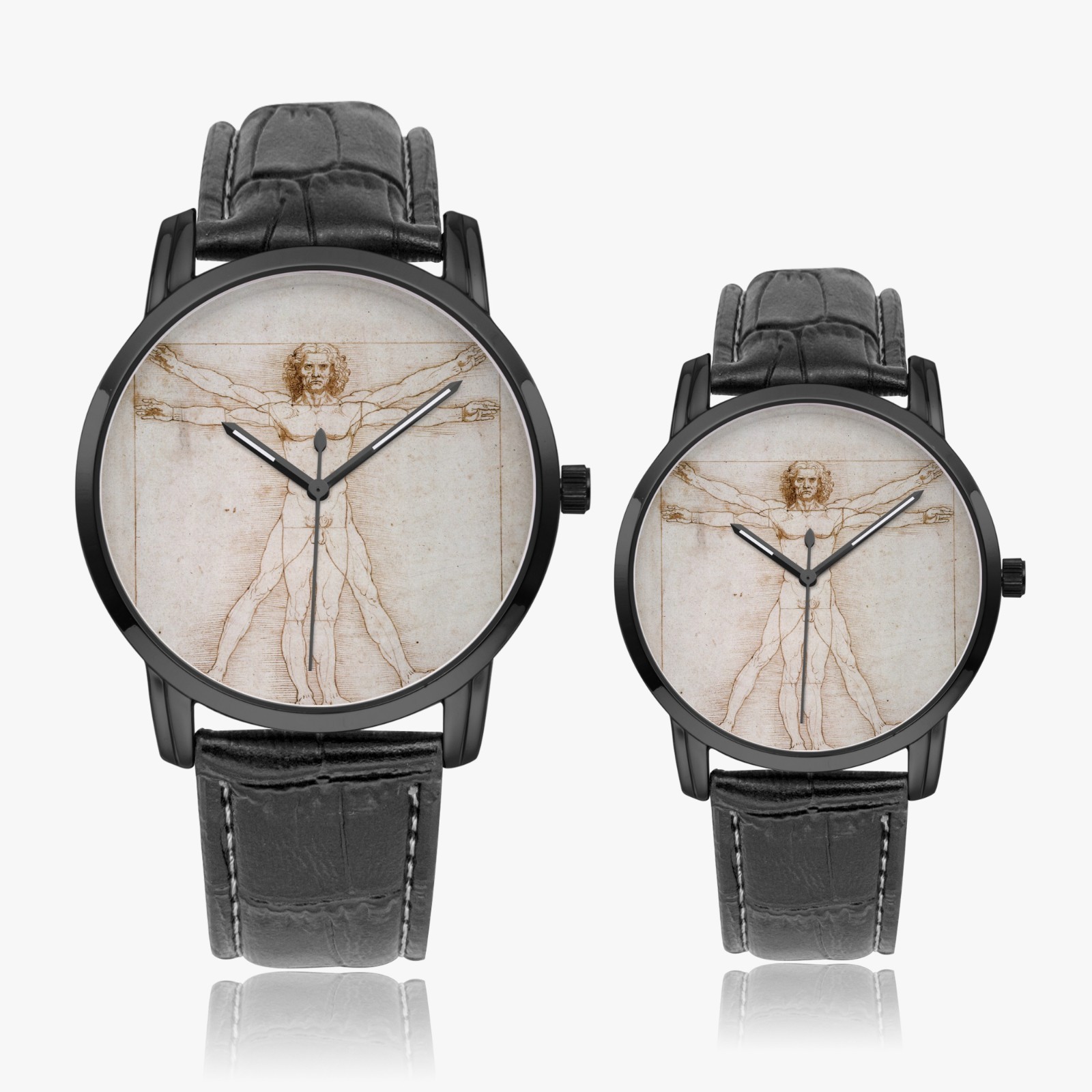 Leonardo da Vinci “The Vitruvian Man” Quartz Watch, art watch, couple watch