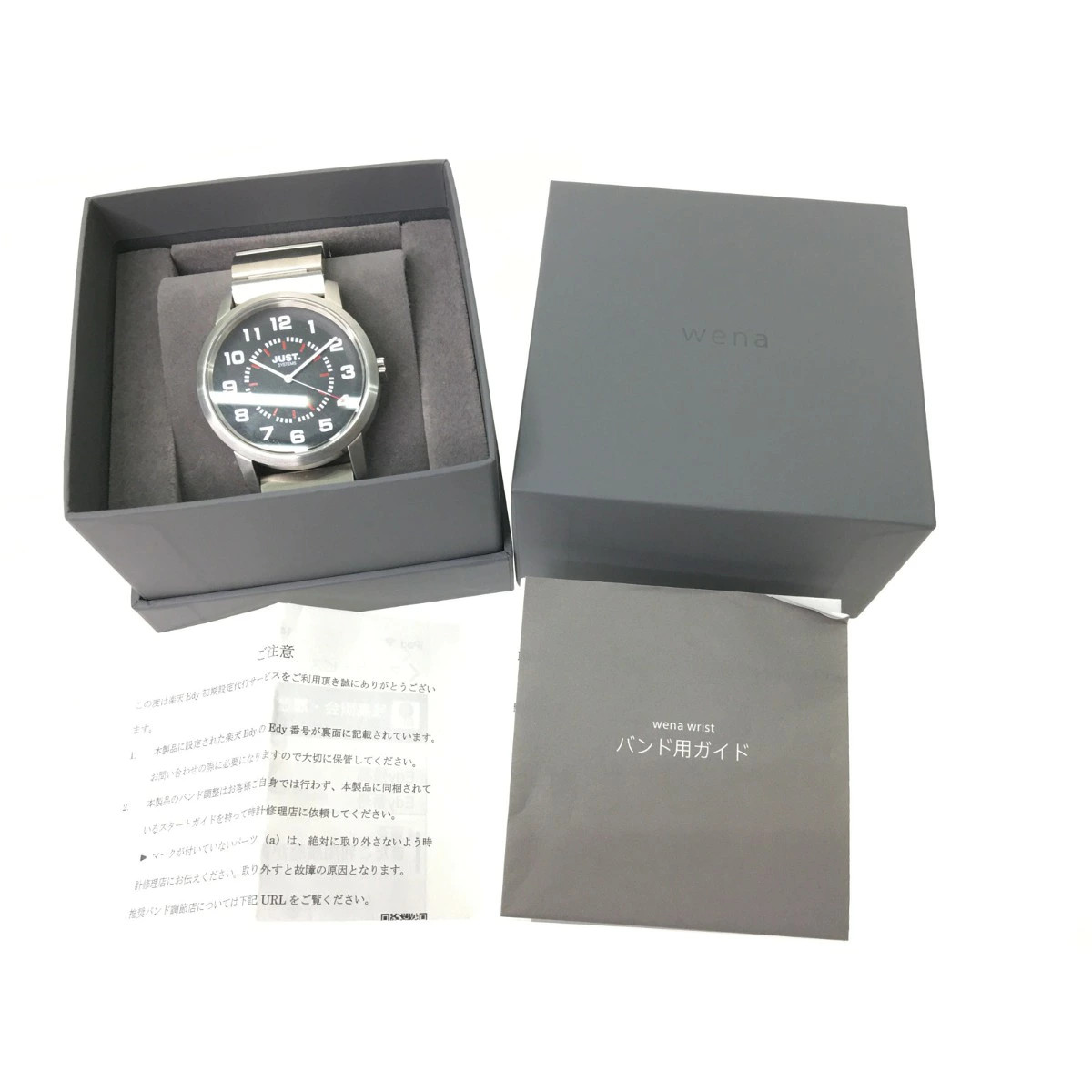 SONY Wena Smartwatch 500-238 Limited Edition 500 Pcs Black Quartz SS Men’s Watch