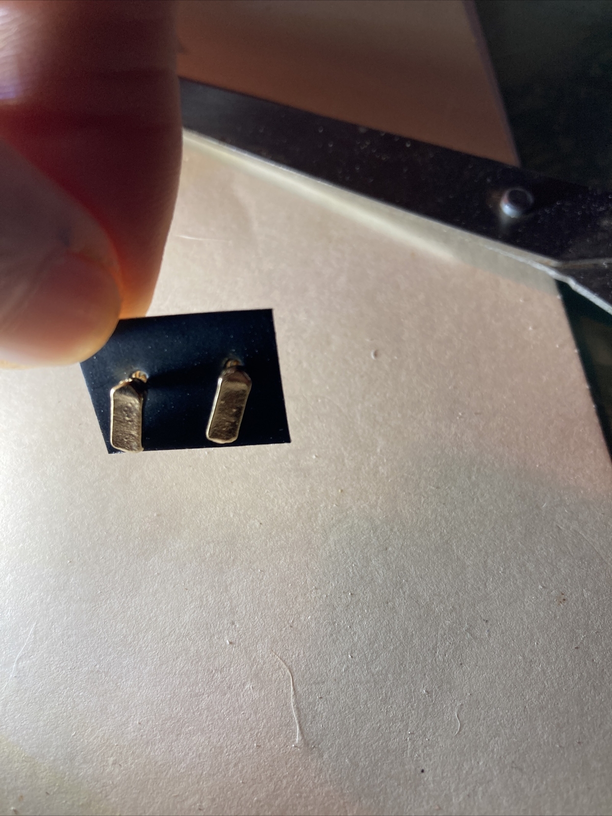 Small Log Earrings