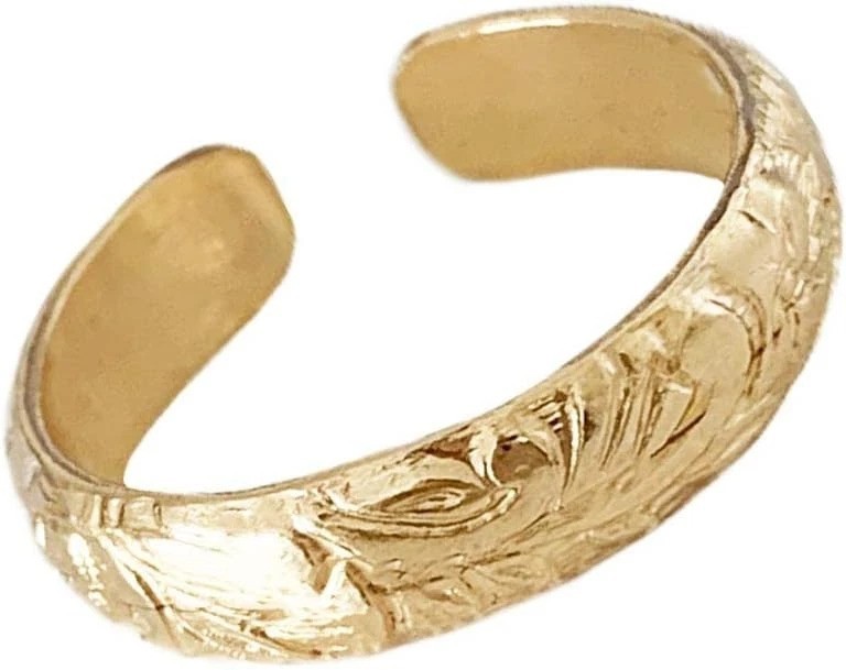 Comfort Fit Adjustable Toe Ring in Gold or Silver – Perfect Summer Accessory