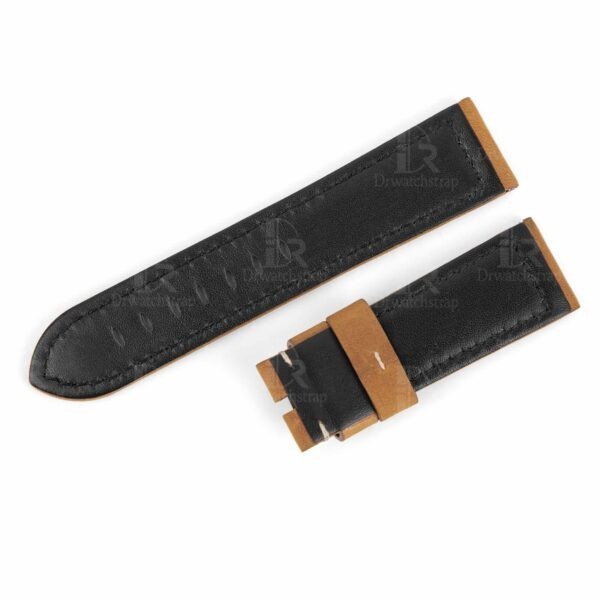 Handmade Brown Leather Watch band DR-085 for PAM – Panerai 22mm strap