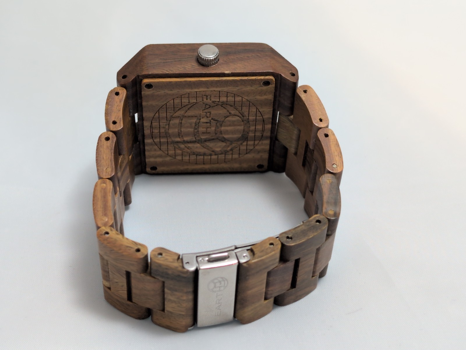 Earth EW1204 Men’s Rhizome Collection Wood Organic Nice Wrist Watch