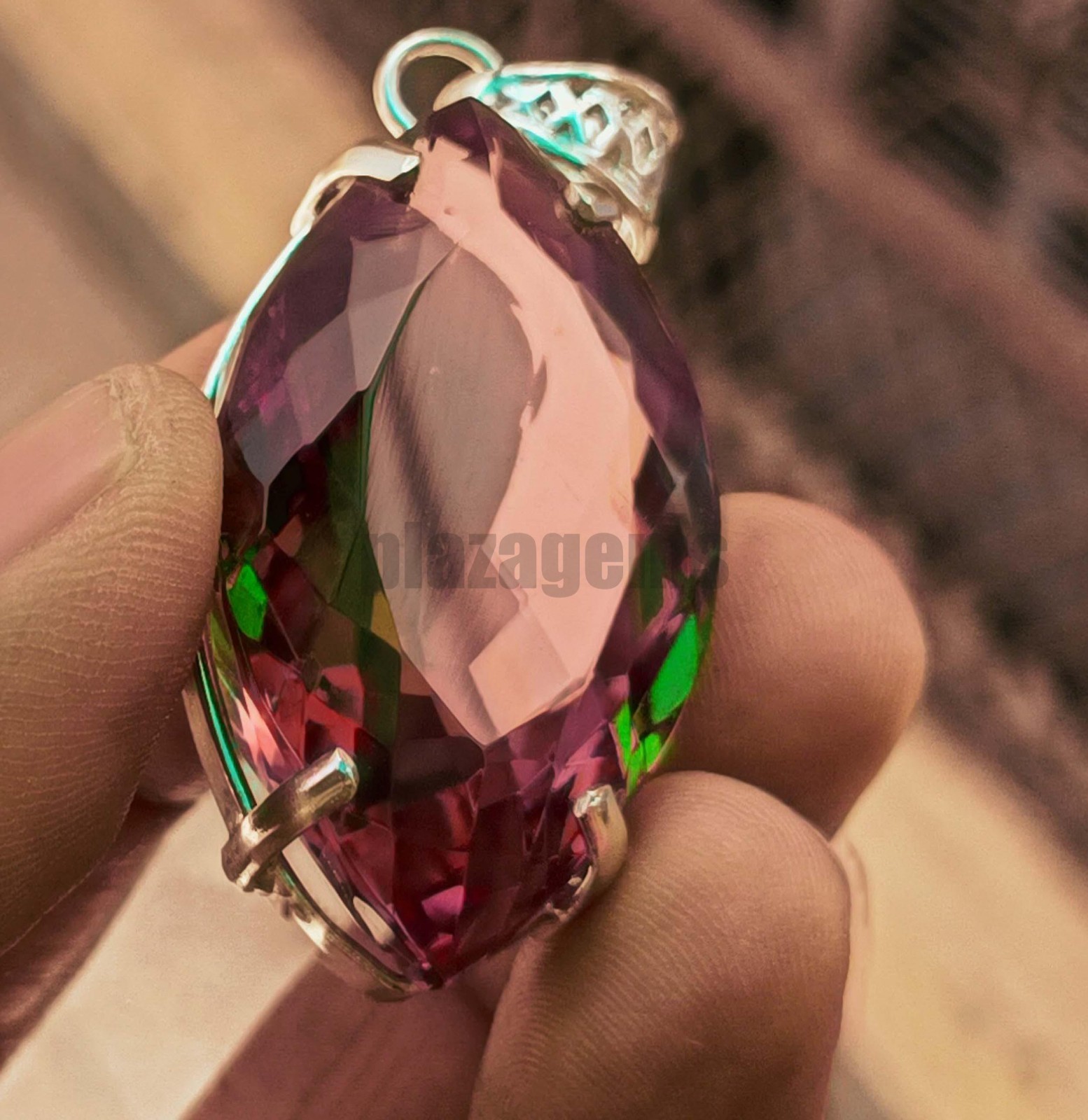 105Ct Natural Color Change Alexandrite Marquise Cut Certified Loose Gemstone 6k