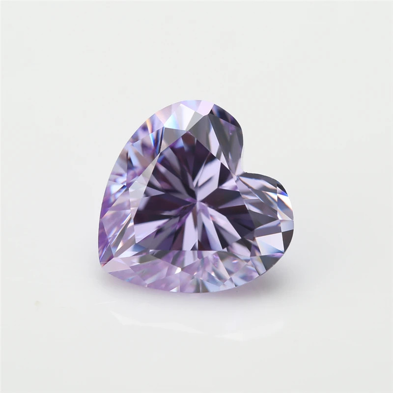 3x3mm~10x10mm Heart Shape Loose Cubic Zirconia Stone 5A CZ Gemstones for Jewelry