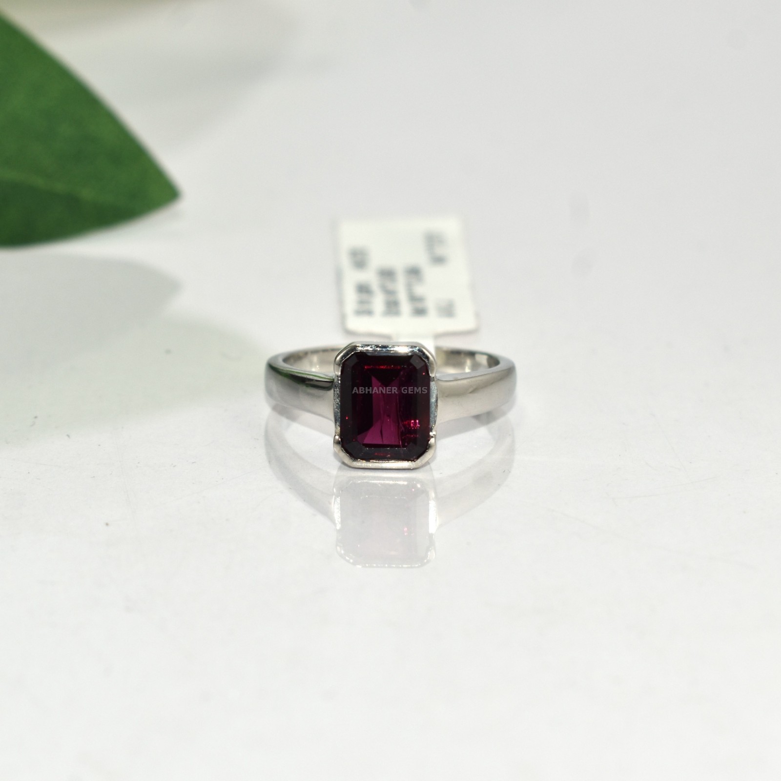 Gorgeous Garnet 925 Sterling Silver Ring Innovative Classic Handmade Jewelry