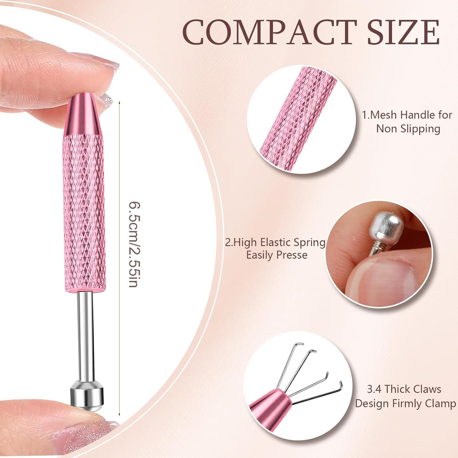 Durable 4 Claw Anti-Slip Jewelry Grabber Tools – Perfect for Piercing Changes