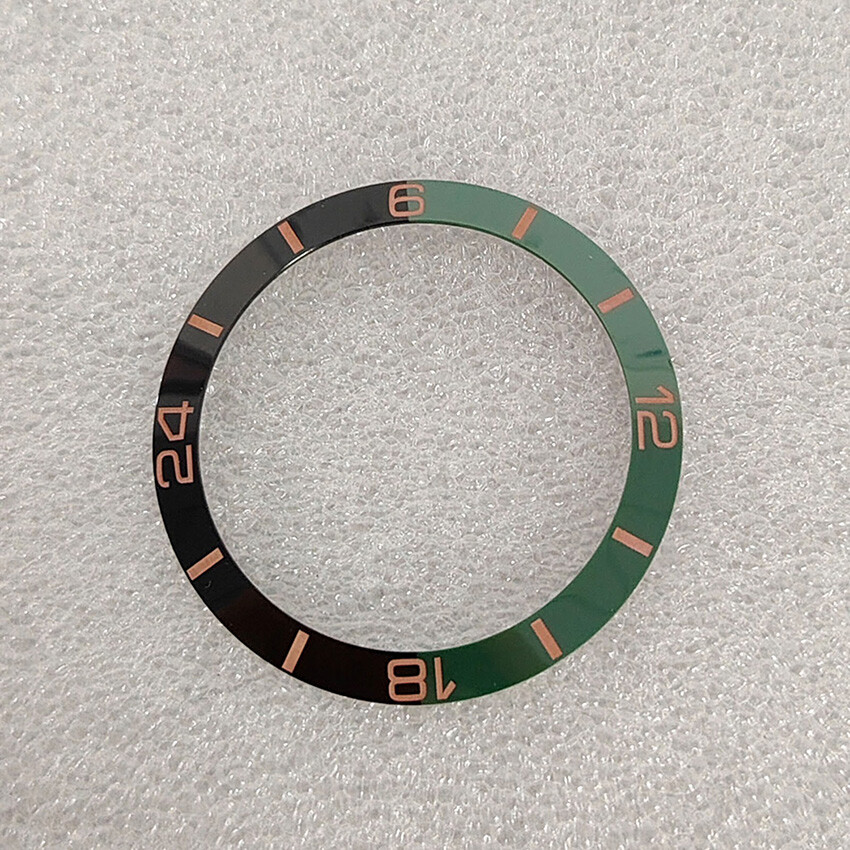 38MM Two-color Bevelled Ceramic Bezel Watch Insert Ring Inside Diameter 30.5MM