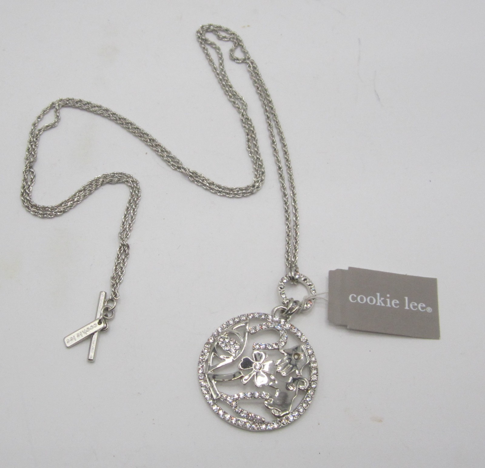 Cookie Lee Pendant Necklace with Elephant, Evil Eye, Horse Shoe, etc.