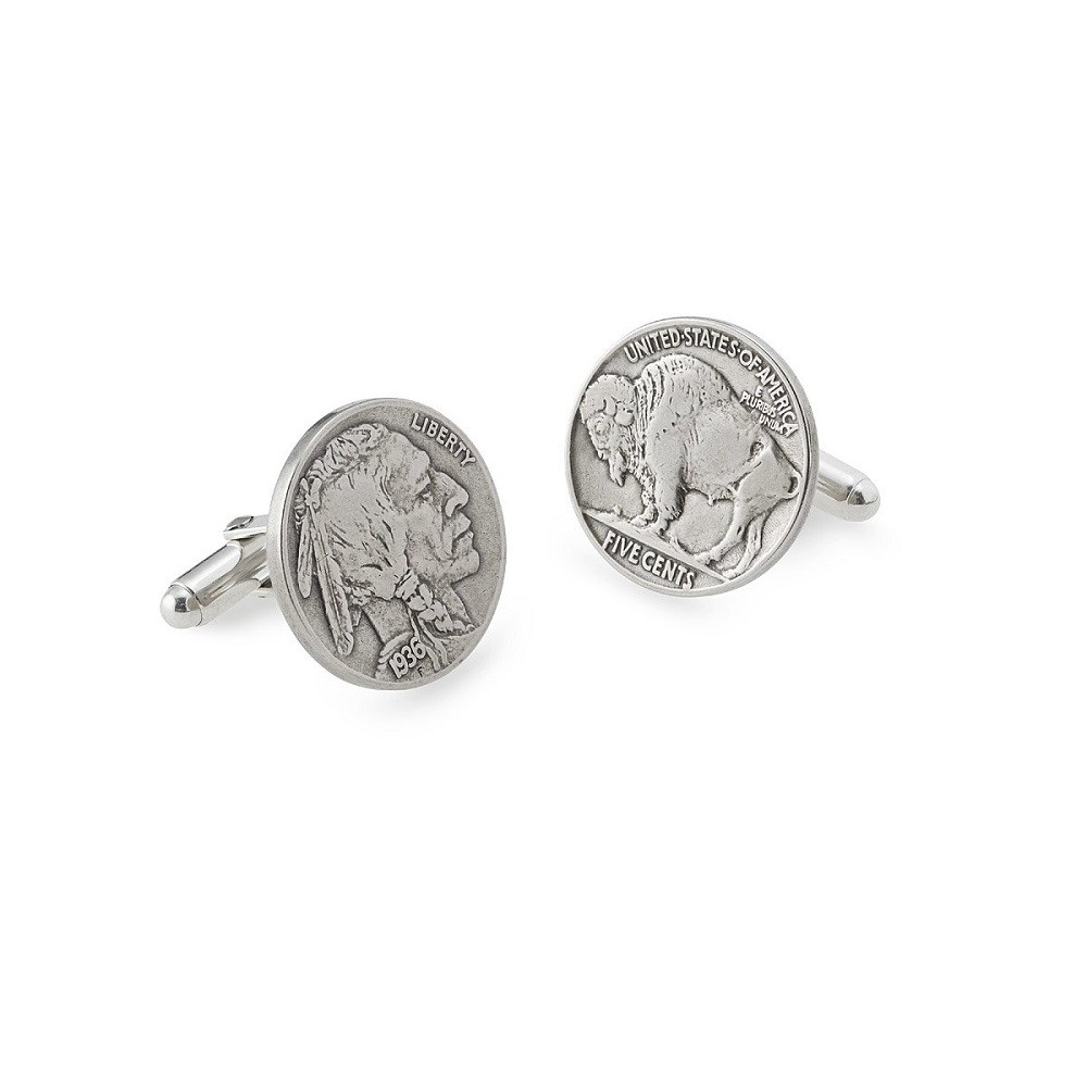 BUFFALO NICKEL CUFFLINKS MANUFACTURERS DIRECT PRICING