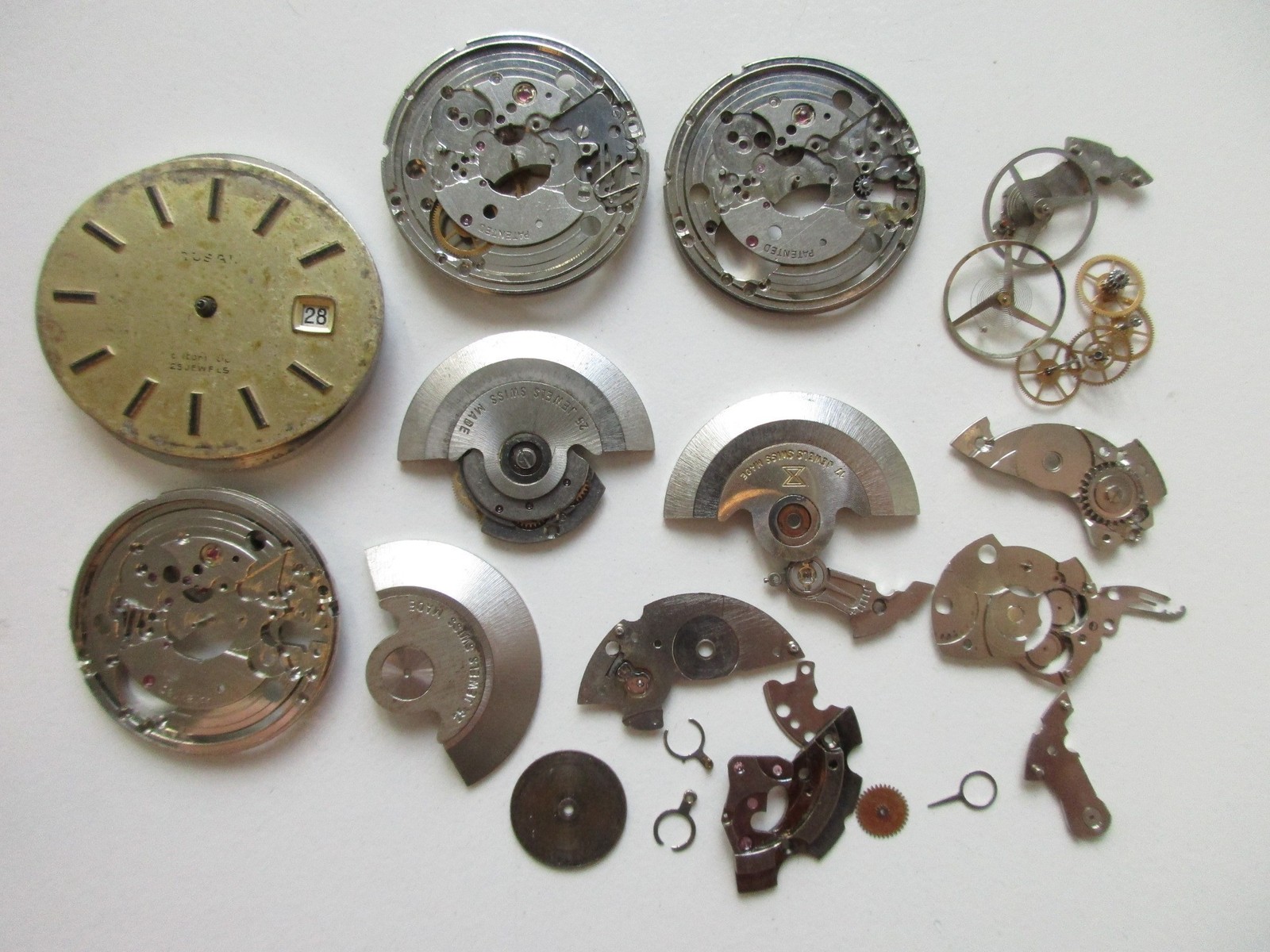 ETA cal. 2783 Swiss automatic disassembled watch movements – for parts