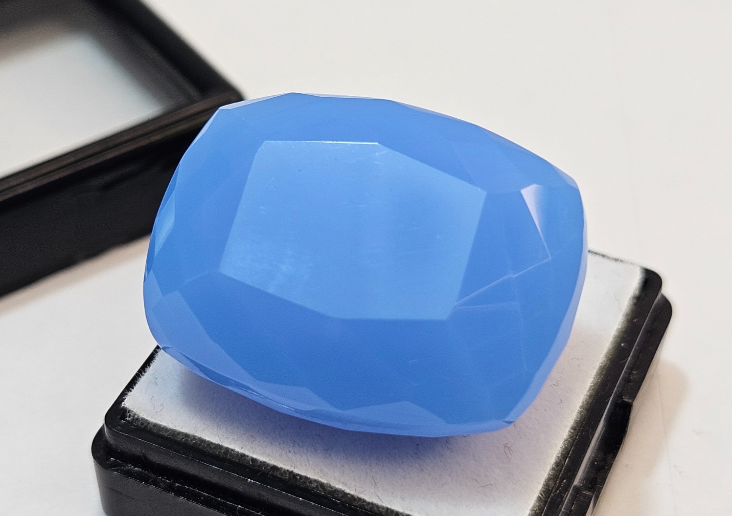 Cornflower Blue Colour Welo Opal 50+Ct Natural Cushion Cut Loose Gemstone
