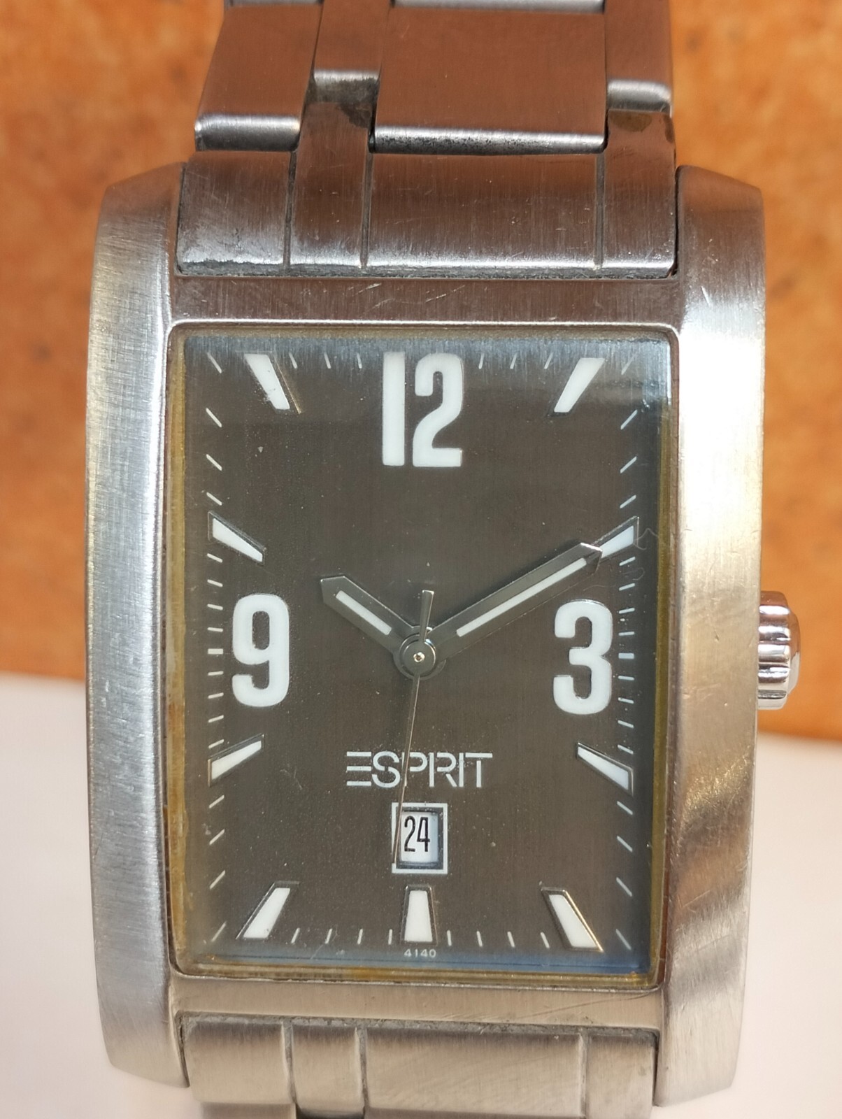 ESPRIT QUARTZ GRAY DIAL 4140 MEN’S FULLY WORKING CONDITION ALL ORIGINAL VINTAGE