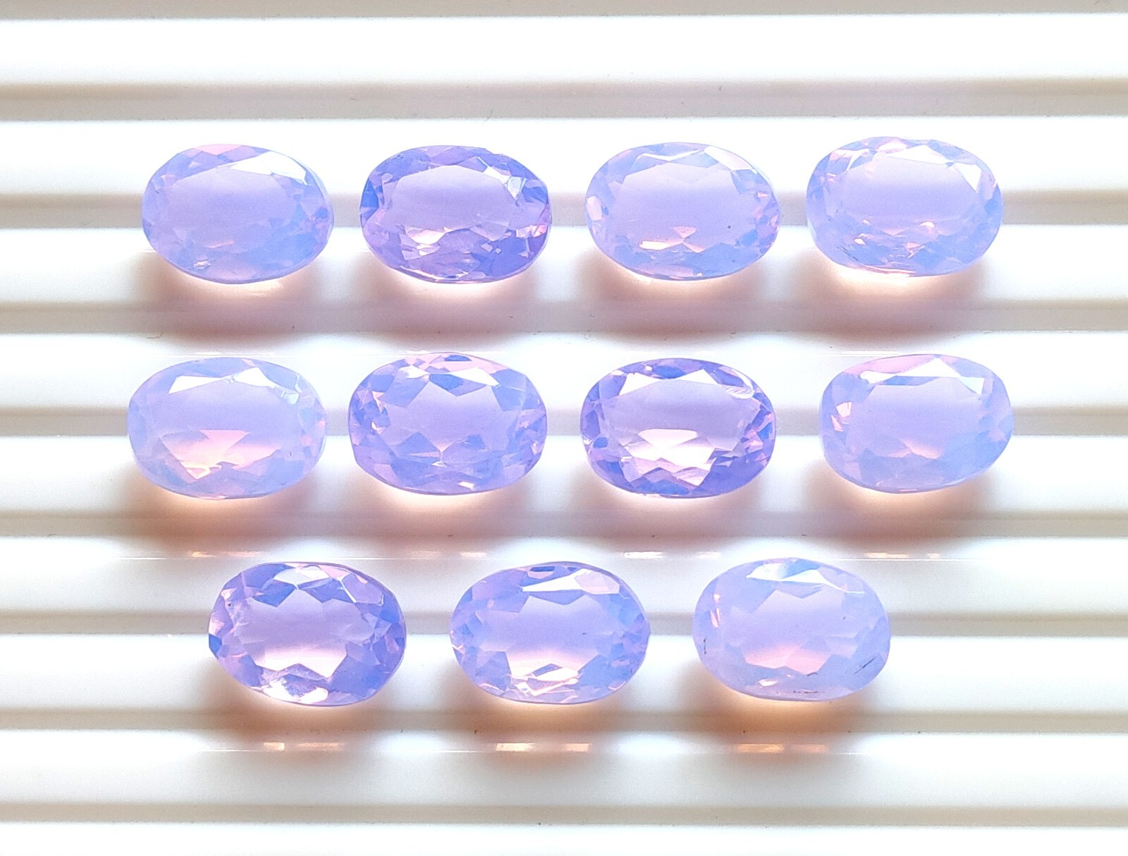 Amazing Lavender Quartz Faceted Cut Oval Shape Gemstone Wholesale Loose Gemstone