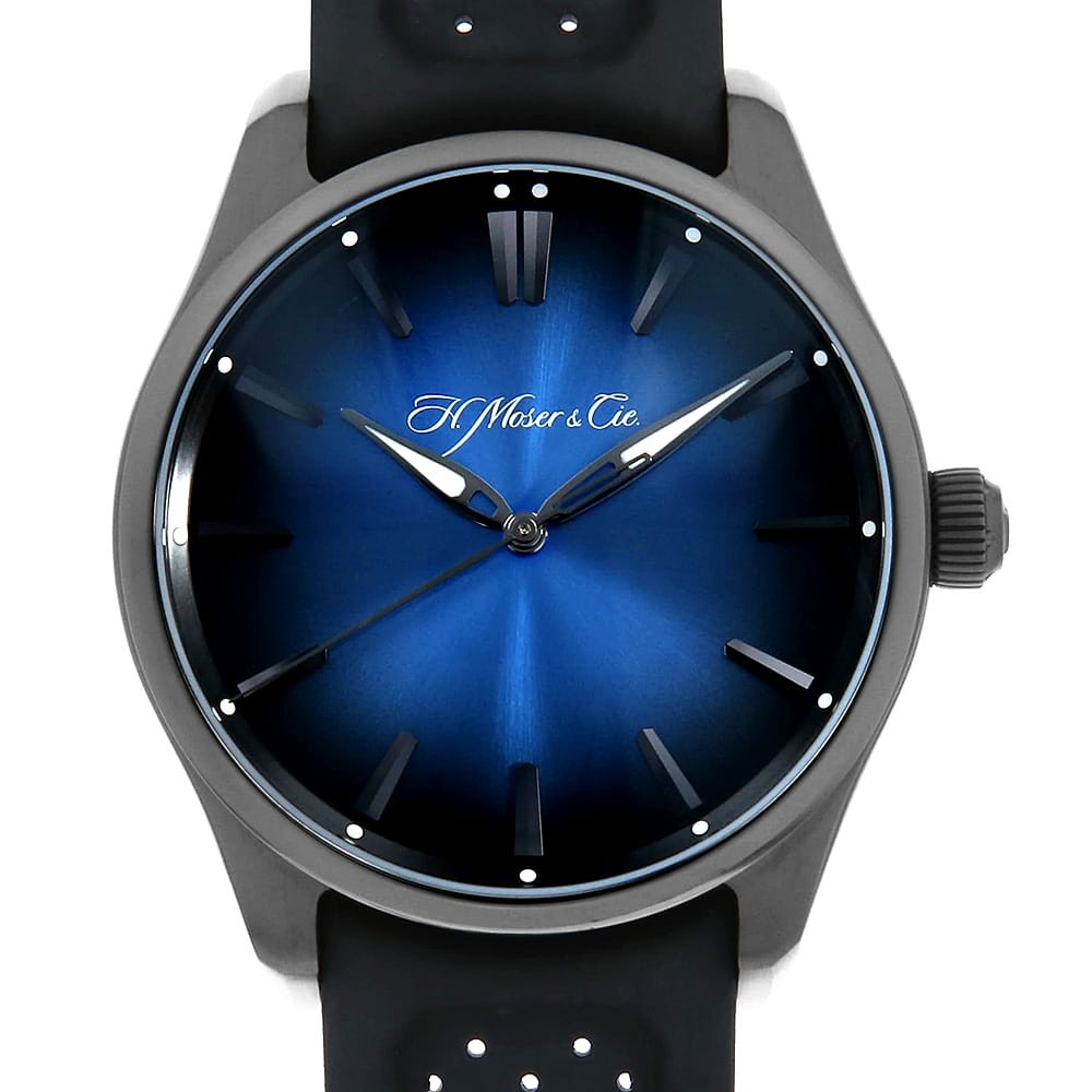 H.Moser&Cie Pioneer Center Second 3200-1205 second hand mens