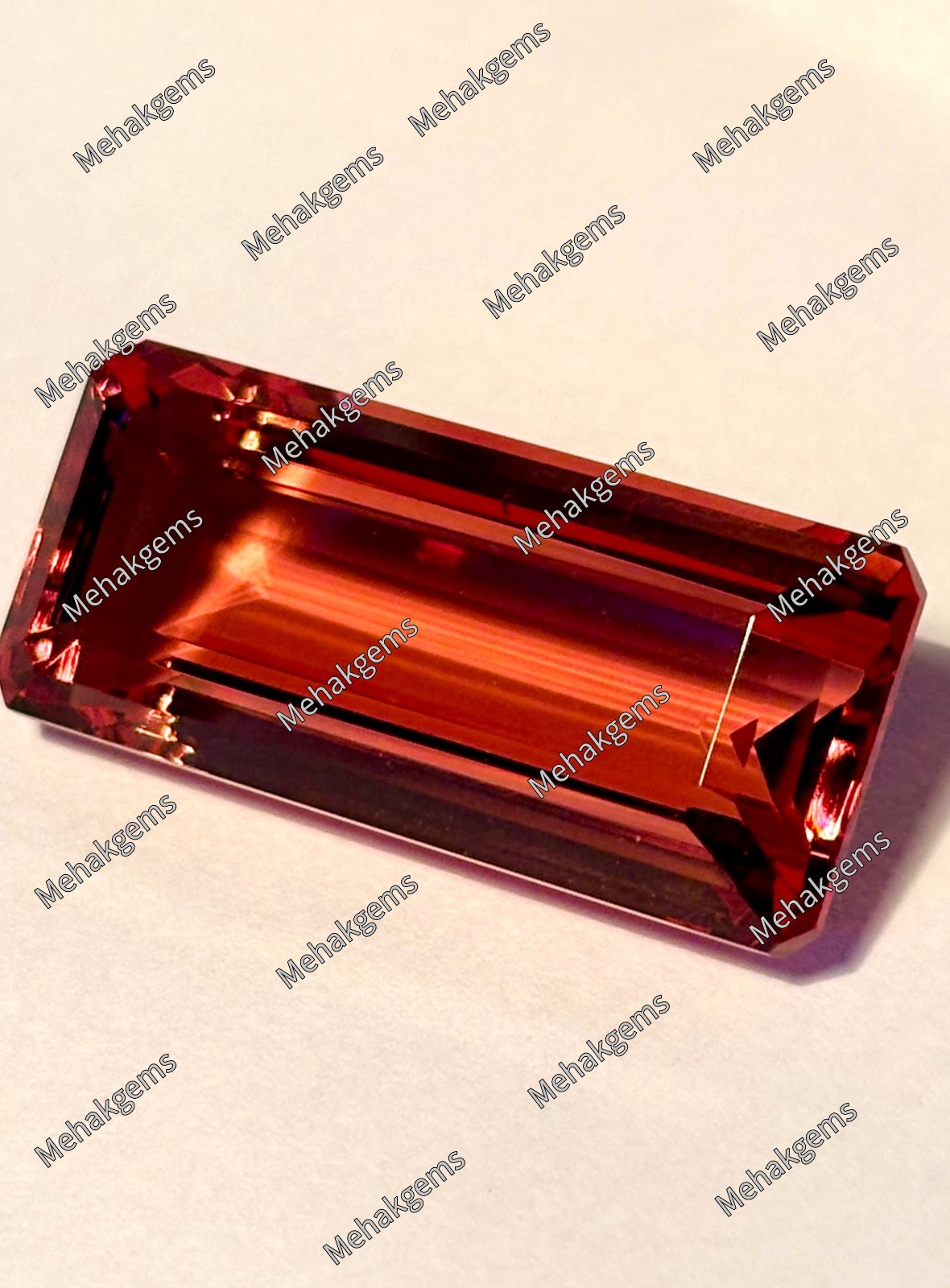 56 Carat Color Shift Zultanite Baguette Gemstone, Custom Ring Pendant Stone