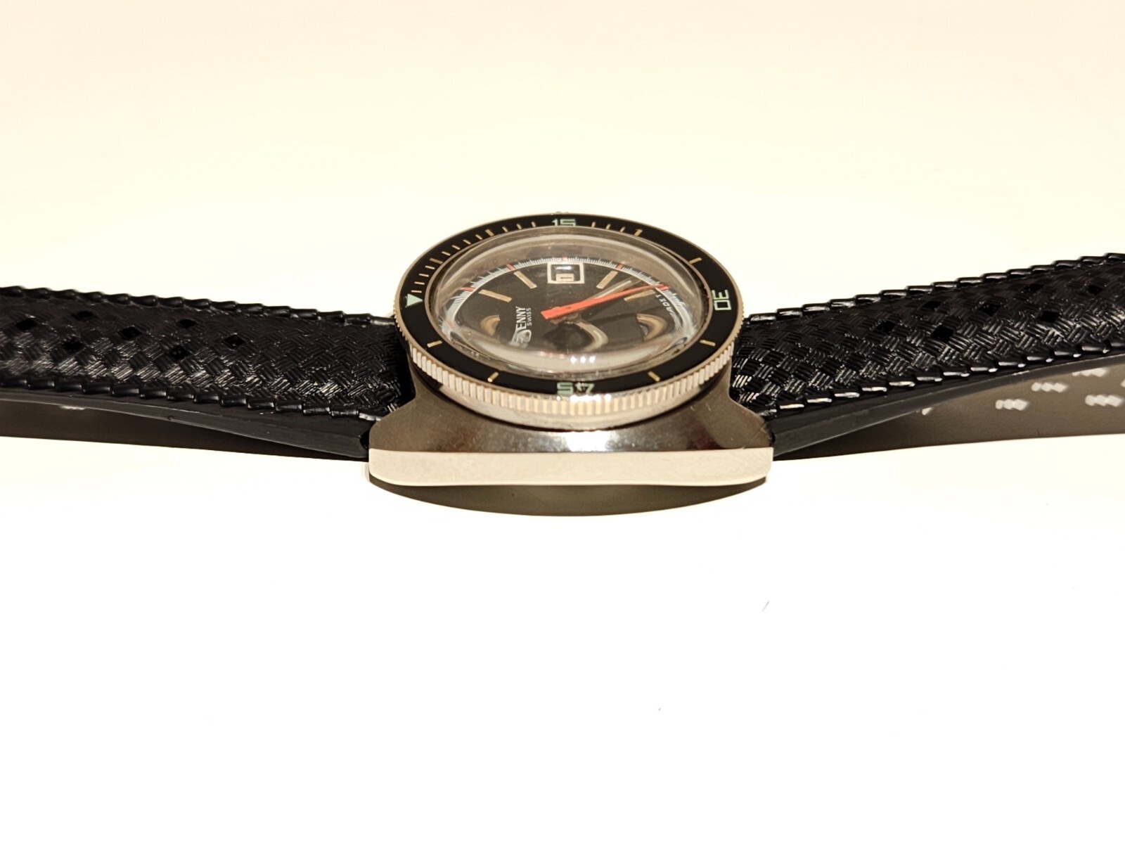 VINTAGE VERY RARE DIVER 200m ST. STEEL 29mm AUTOMATIC LADIES WATCH “JENNY” 21J