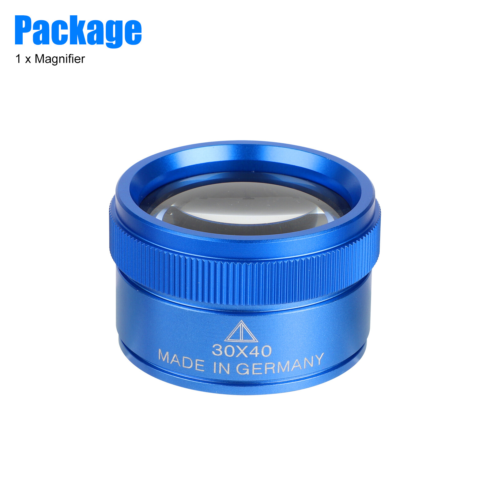30x Pocket Magnifying Glass Eye Loop Optical Magnifier Jewelry Watch Repair Tool