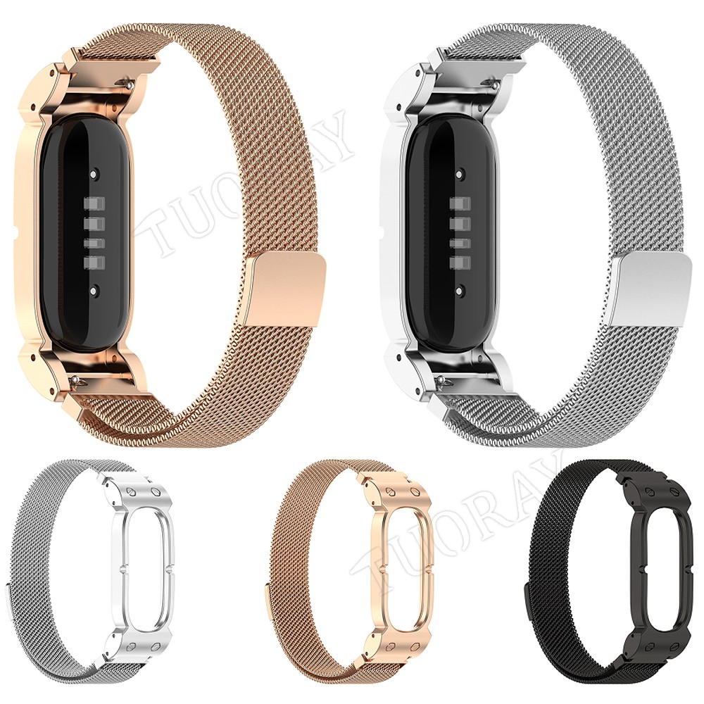Stainless Steel Metal Adjustable Strap For Google Fitbit Air Replacement Band