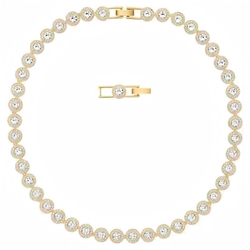 Swarovski Una Angelic Tennis Necklace Round Cut