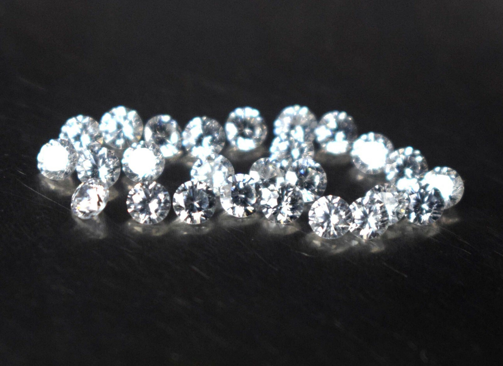 Natural White Sapphire 25 Pcs Round Gemstone 6.25 Ct/3 mm Lot AGI Certified EE35