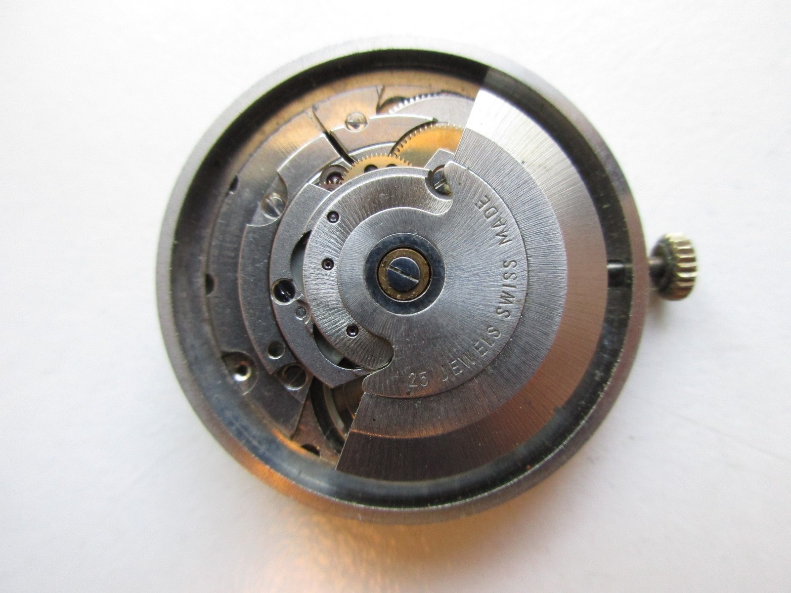ETA cal. 2782 Swiss automatic watch movement dial & hands – date at 3 – running