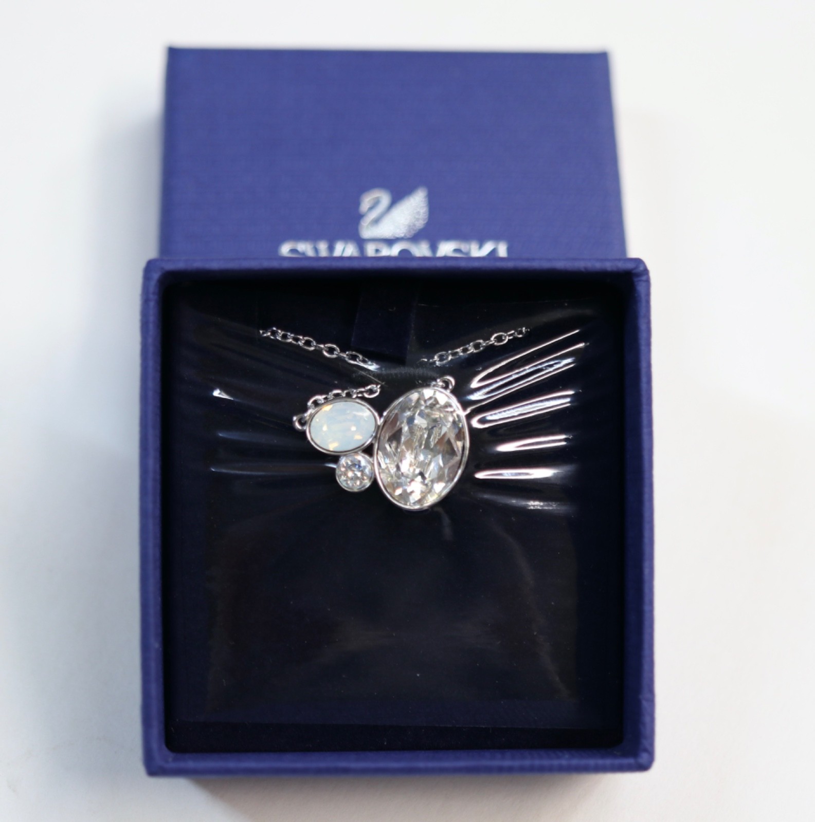 Authentic Swarovski Tasso Clear Crystal Pendant 1181637 CRY/RHS 40cm Brand New